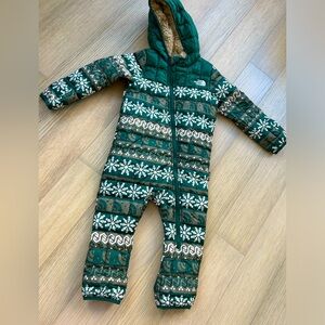Northface bunting winter suit 18-24month